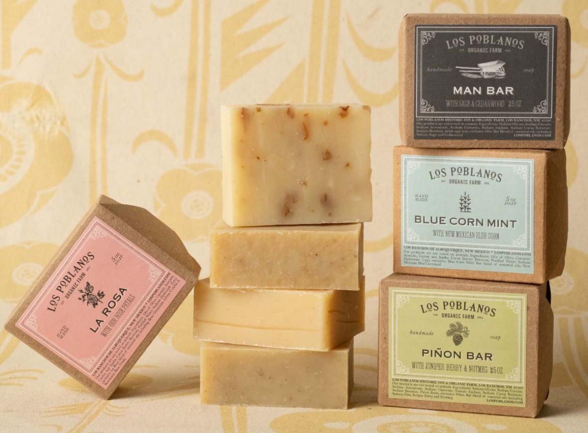 Natural soap bar set