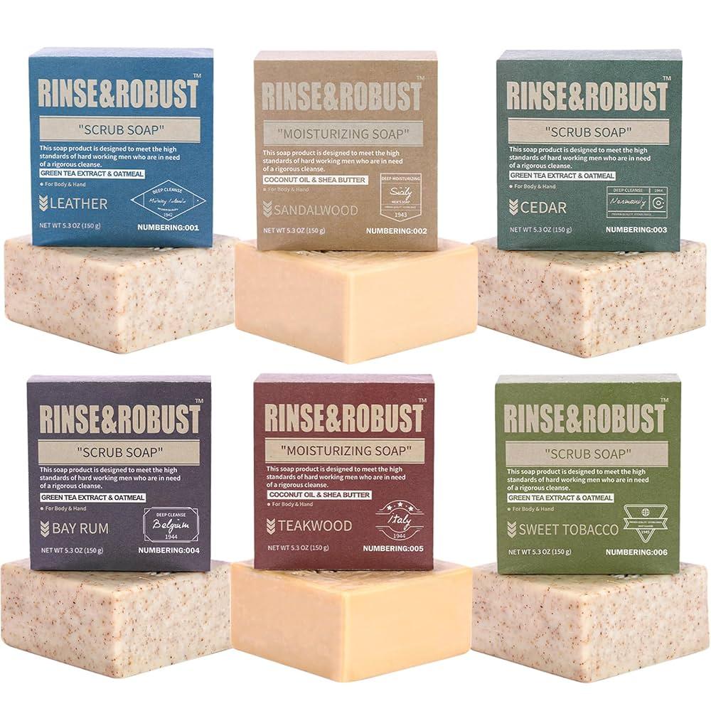 Natural bar soap collection